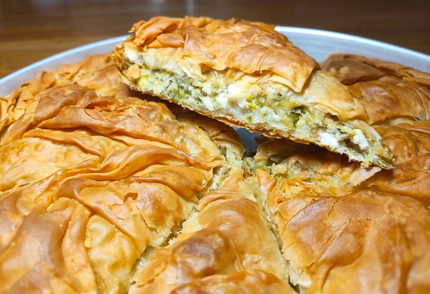 Leek & Feta pie